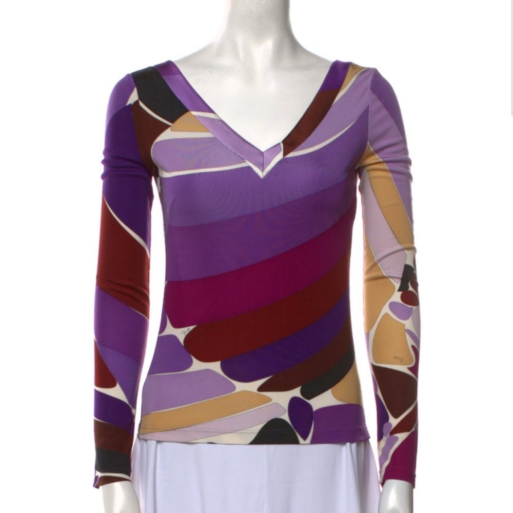 Emilio Pucci Silk Printed Top